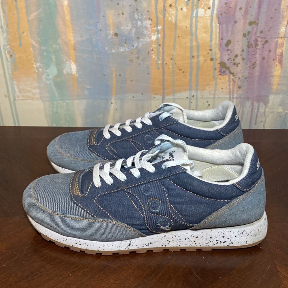 Saucony Blue and White Sneakers